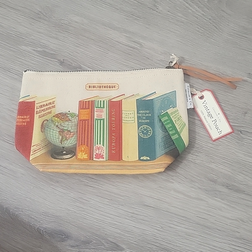 Vintage Library Pouch NWT